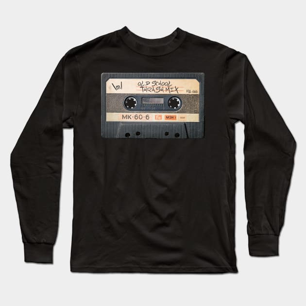 Old School Audio Long Sleeve T-Shirt by ModernPop